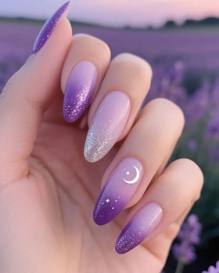 nails that match with purple dress 4