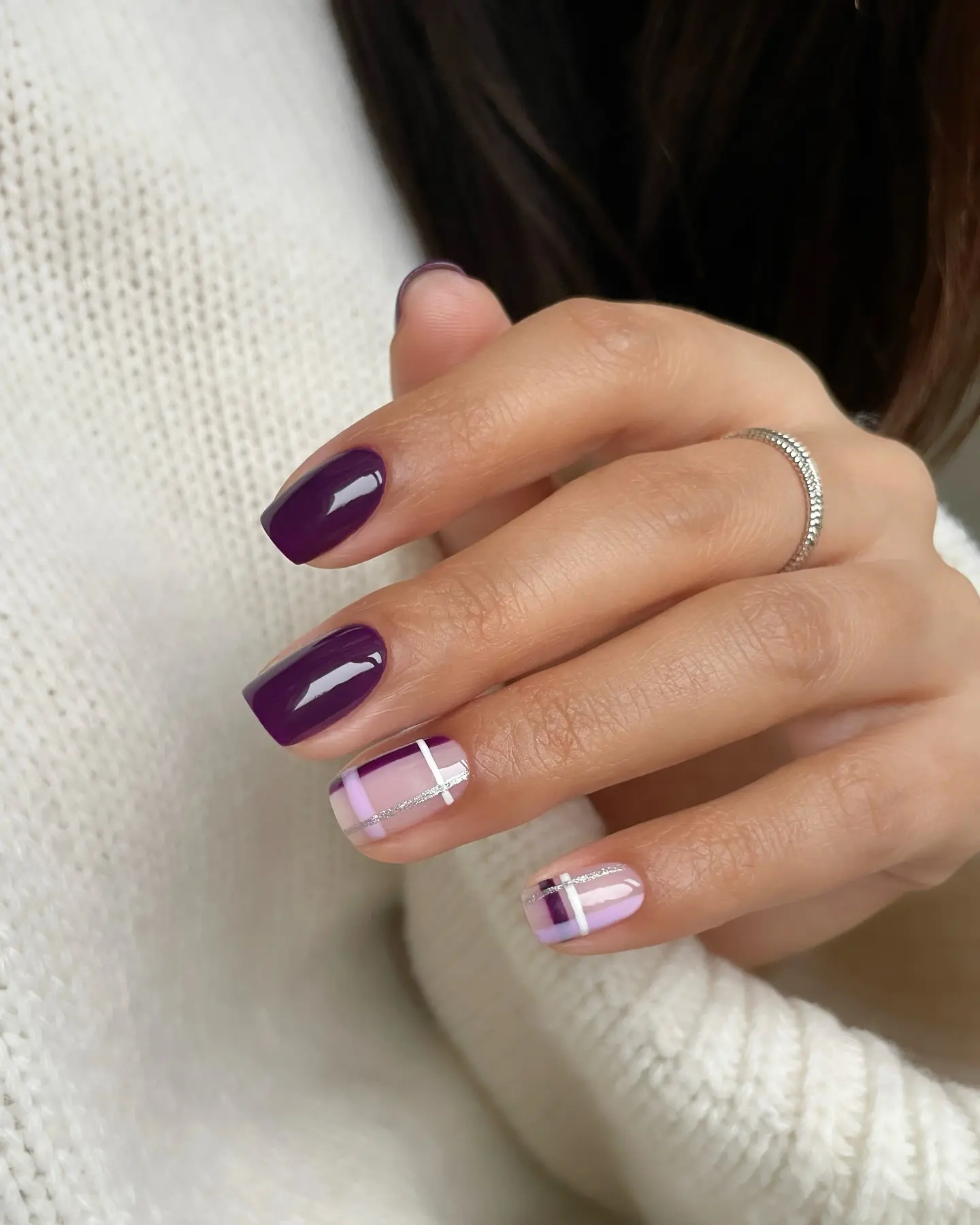 nails that match with purple dress 5