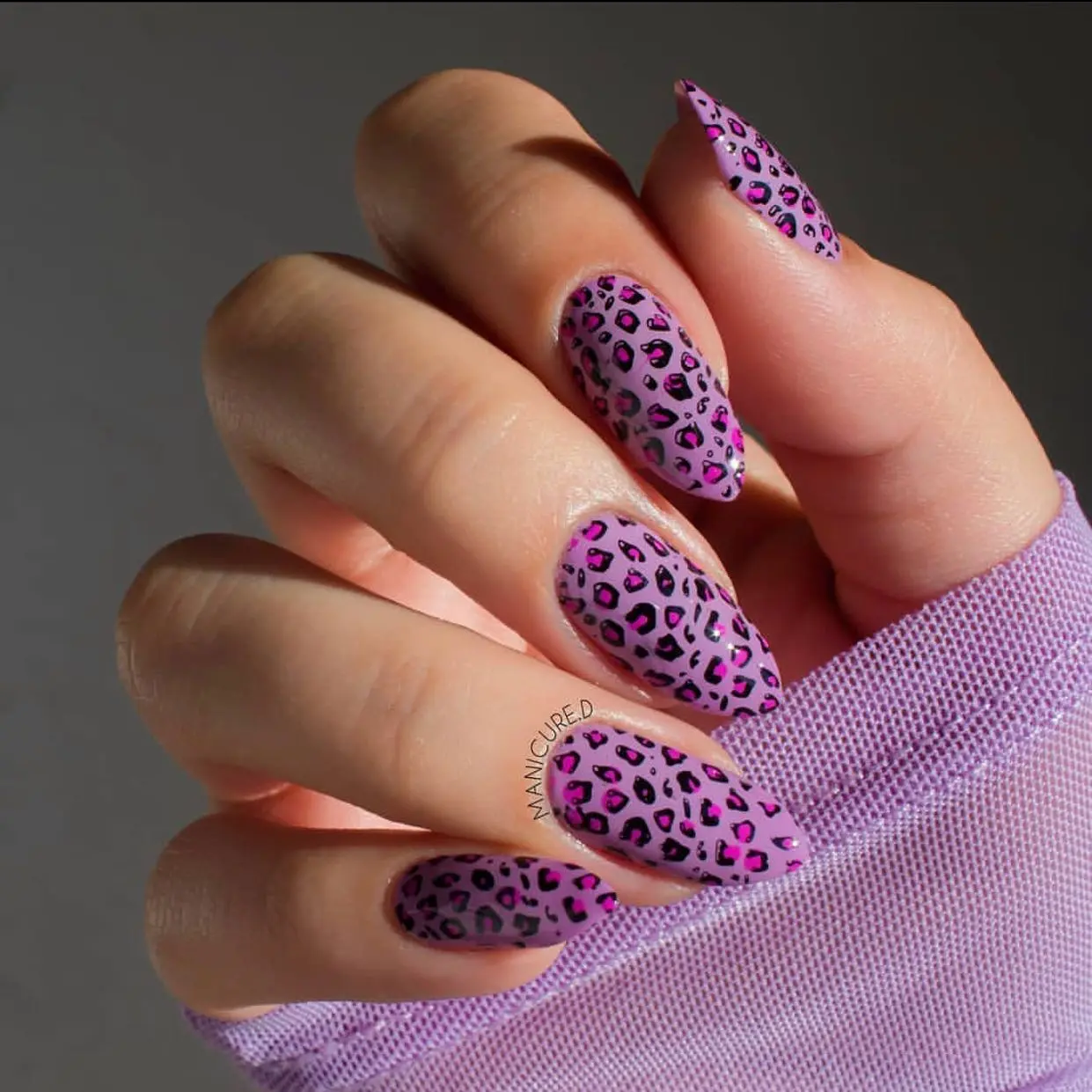 nails that match with purple dress 7