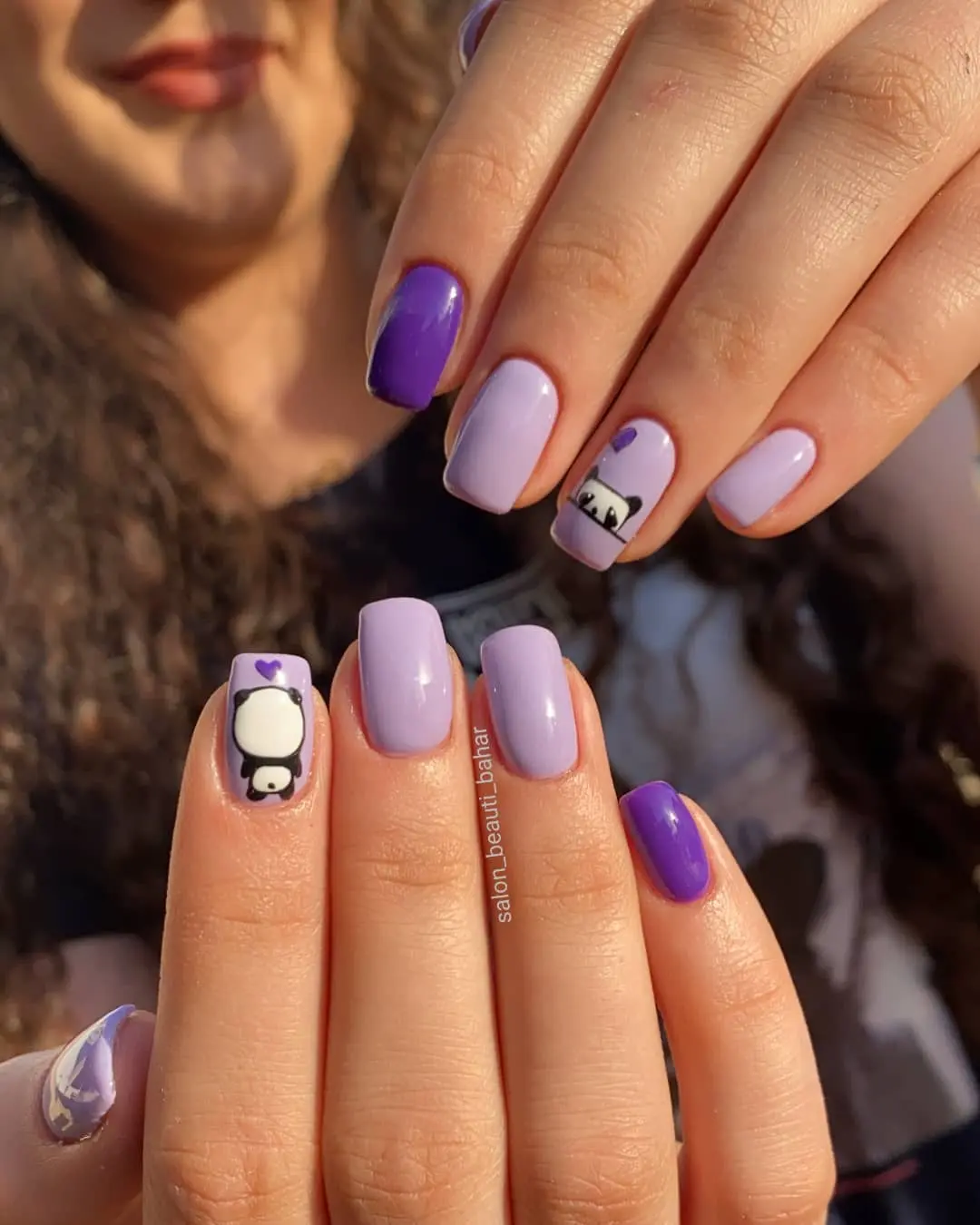 nails that match with purple dress 9