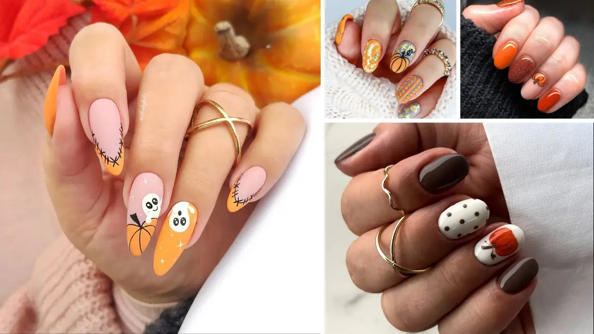 pumpkin nail ideas pumpkin nail ideas