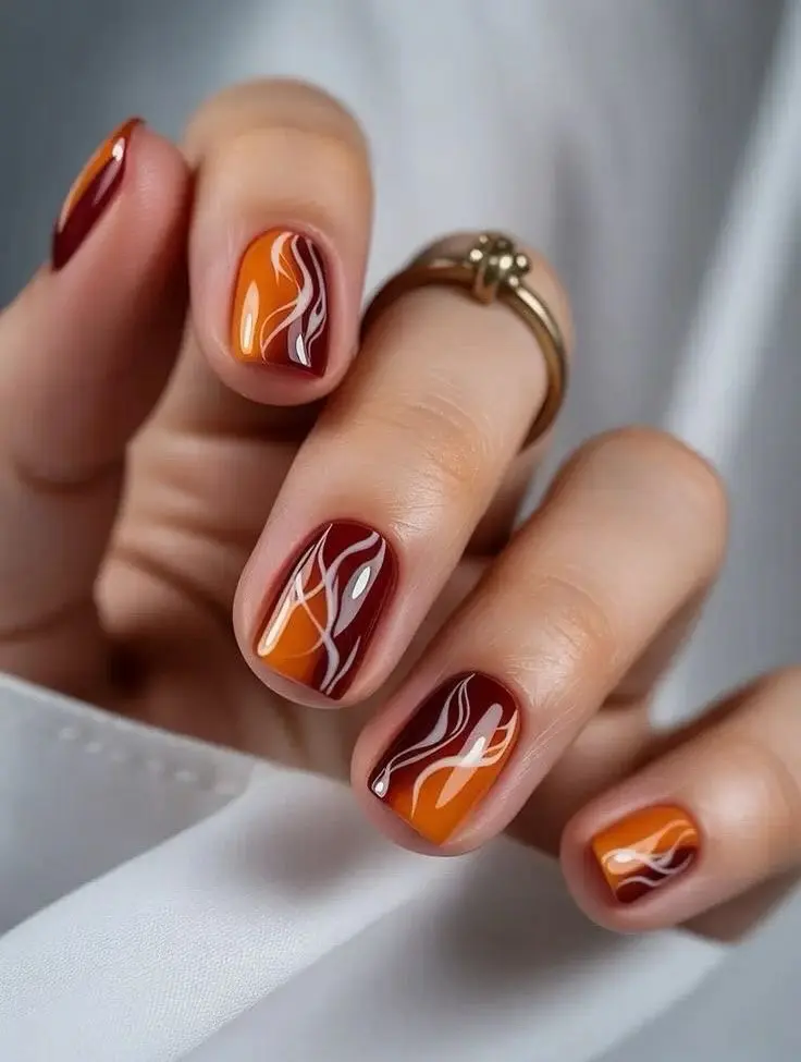trendy fall nails 14