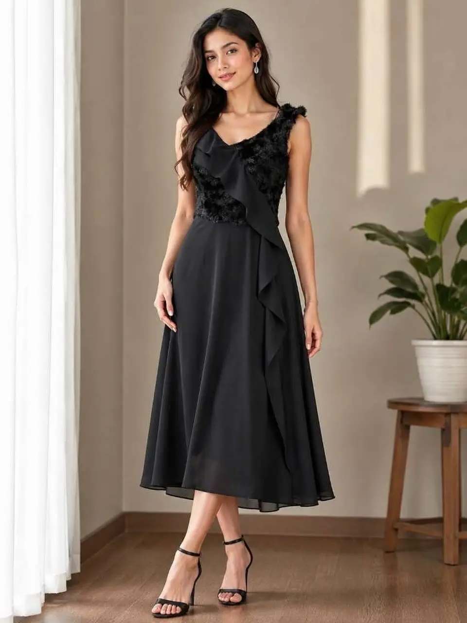 what color shoes can you wear with a black dress